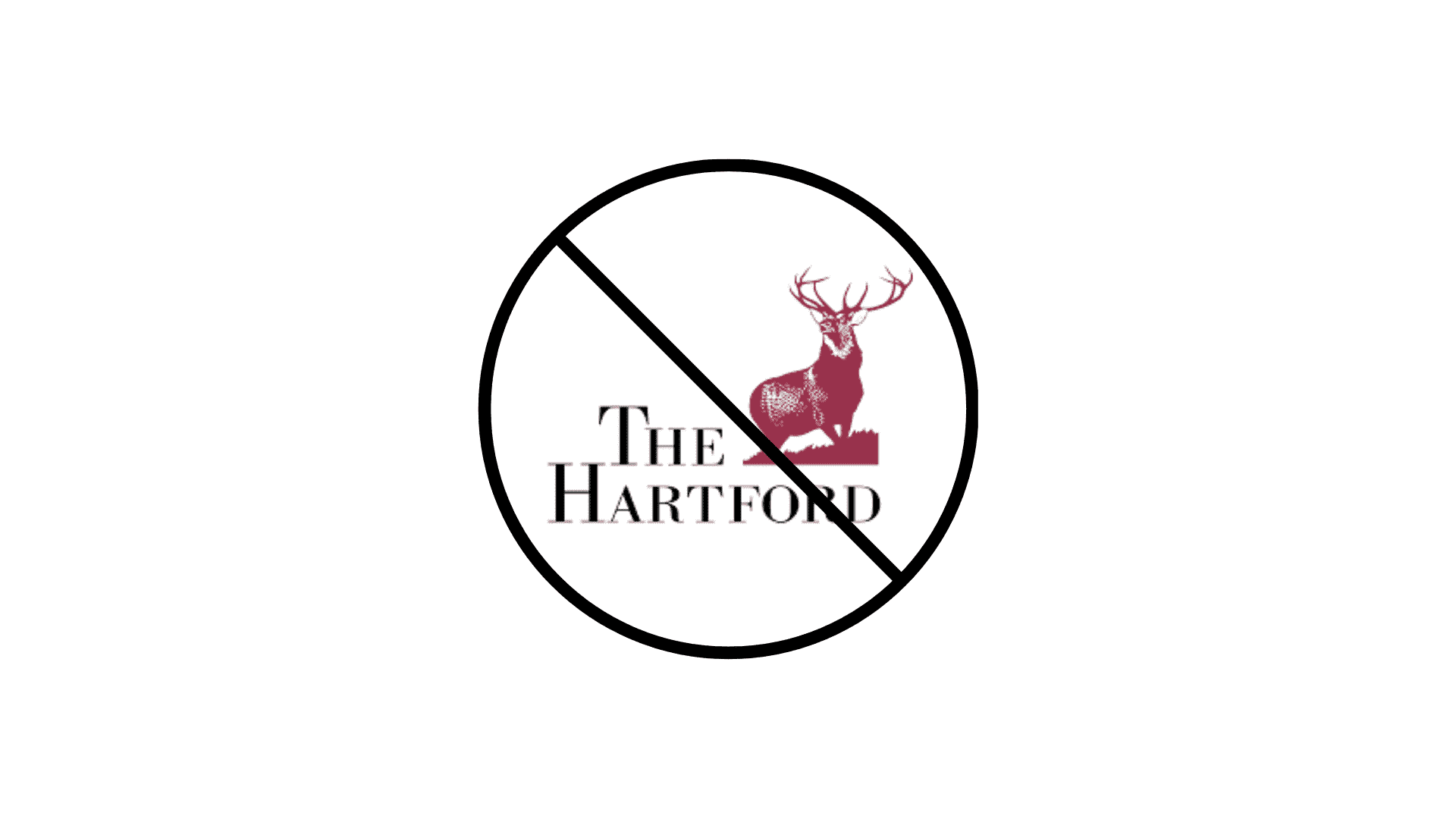 Elegant law firm logo featuring a deer graphic and the text “The Hartford” for legal services. Ideal for clients seeking experienced legal representation and law advice.